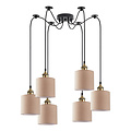 Homelighting Magnum SE21-BR-10-BL6-SH3 - Modern pendant lamp for stylish lighting