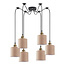 Homelighting Magnum SE21-BR-10-BL6-SH3 - Modern pendant lamp for stylish lighting