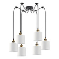 Homelighting Magnum SE21-BR-10-BL6-SH1 - Lámpara colgante moderna para una iluminación elegante