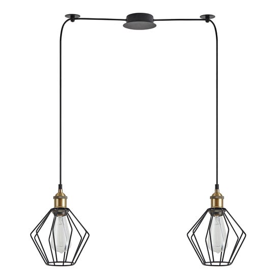 Homelighting Magnum SE21-BR-10-BL2-GR1 - Stijlvolle industriële hanglamp