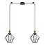 Homelighting Magnum SE21-BR-10-BL2-GR1 - Lampe suspendue industrielle élégante