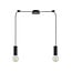 Homelighting Adept Tube SE21-BL-4-BL2 - Lámpara colgante moderna para una iluminación elegante