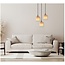 Homelighting Magnum SE21-BR-10-3BL-SH3 - Lámpara colgante moderna para una iluminación elegante