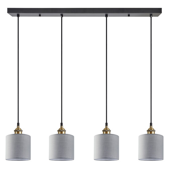 Homelighting Magnum SE21-BR-10-4BL-SH2 - Moderne hanglamp voor sfeervolle verlichting