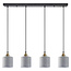 Homelighting Magnum SE21-BR-10-4BL-SH2 - Lámpara colgante moderna para una iluminación elegante