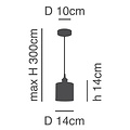 Homelighting Magnum SE21-BR-10-SH2 - Moderne Pendelleuchte für stilvolle Beleuchtung
