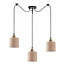 Homelighting Magnum SE21-BR-10-BL3-SH3 - Moderne hanglamp voor sfeervolle verlichting