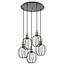 Homelighting Magnum SE21-BR-10-5BL-GR2 - Lámpara colgante industrial elegante para cualquier espacio