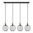 Homelighting Magnum SE21-BR-10-4BL-GR2 - Stilvolle industrielle Pendelleuchte