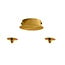 Homelighting SE21-AC-GM2 - Accesorio dorado moderno para tu interior