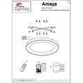 Homelighting Amaya SE LED 80 - Modern White Smart Ceiling Light