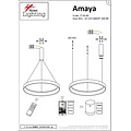 Homelighting Amaya SE LED 100 - Moderne zwarte smart hanglamp voor elke ruimte