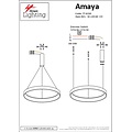 Homelighting Amaya SE LED 100 - Suspension en cuivre moderne pour un éclairage élégant