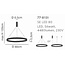 Homelighting Amaya SE LED 80 - Moderne koperen hanglamp voor sfeervolle verlichting