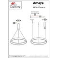 Homelighting Amaya SE LED 80 - Moderne Kupferpendelleuchte für stilvolle Beleuchtung