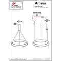 Homelighting Amaya SE LED 60 - Moderne Pendelleuchte für stilvolle Beleuchtung