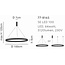Homelighting Amarylis SE LED 100 - Suspension moderne en chrome pour un éclairage élégant
