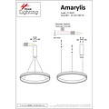 Homelighting Amarylis SE LED 100 - Modern chrome pendant lamp for stylish lighting