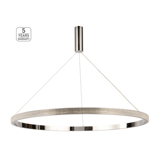 Homelighting Amarylis SE LED 100 - Lámpara colgante moderna de cromo para una iluminación elegante