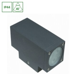 TORRE 2X3LED CREE 45DEG 230V 6W IP44 WW WALL-MOUNTED