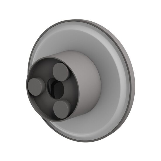 Spectrum LED PIATTA 9W CCT 230V IP44 120x47MM GRAY ROUND FACADE LAMP - Ideal für stilvolle Außenbeleuchtung