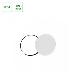 NYMPHEA BLACK & WHITE RINGS 24W CW 230V
