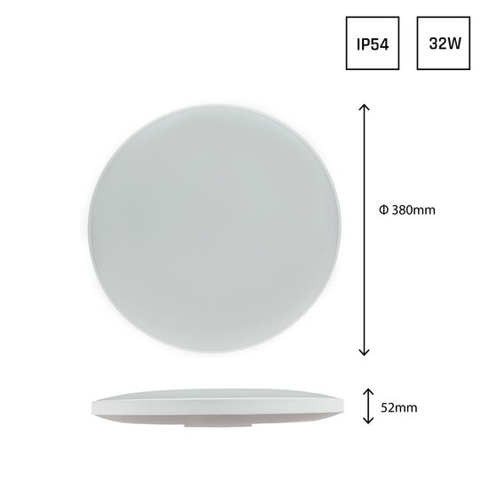 Spectrum LED NYMPHEA BLACK & WHITE RINGS - Perfect lighting for any space