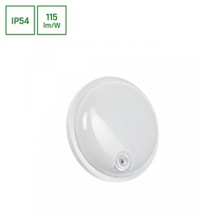 TECHNIC LAMP LED 20W IP54 230V ROUND NW PIR
