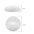 Spectrum LED TECHNIC LAMP LED 20W IP54 230V ROUND NW PIR - Éclairage idéal pour tout espace