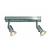 Fantasia OUTLET - Rune ceiling lamp GU10x2 with glass ceiling plate