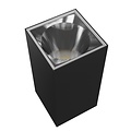 Spectrum LED TORRE 18W CCT 230V IP54 99x78x162MM BLACK SQUARE FACADE LAMP - Perfect voor buitenverlichting