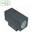 Spectrum LED TORRE 2X3LED CREE 45DEG 230V 6W IP44 CW WALL-MOUNTED - Perfecte wandverlichting voor elke ruimte