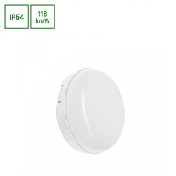 TECHNIC LAMP LED 8W IP54 230V ROUND NW