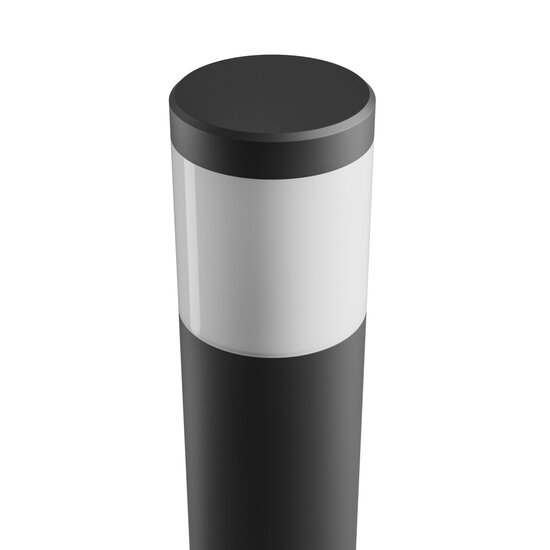 Spectrum LED STELLA COLUMN GU10 6W CCT 230V 270DEG IP44 IK08 175X722MM BLACK ROUND - Ideal for outdoor lighting
