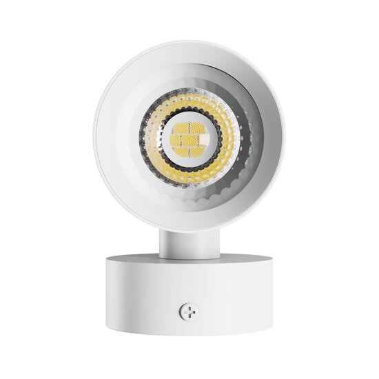 Spectrum LED SQUALLA VARIOSA TUBO 2XGU10 SCONCE 230V IP20 55X160X90MM WHITE ROUND - Perfecte wandverlichting voor elke ruimte