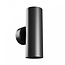 Spectrum LED SQUALLA VARIOSA TUBO 2XGU10 SCONCE 230V IP20 55X160X90MM BLACK ROUND - Creëer een sfeervolle ambiance in uw ruimte