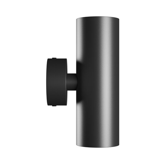 Spectrum LED SQUALLA VARIOSA TUBO 2XGU10 SCONCE 230V IP20 55X160X90MM BLACK ROUND - Creëer een sfeervolle ambiance in uw ruimte