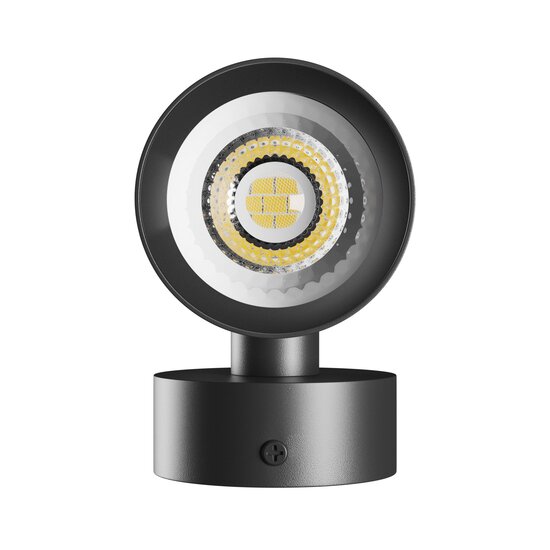 Spectrum LED SQUALLA VARIOSA TUBO 2XGU10 SCONCE 230V IP20 55X160X90MM BLACK ROUND - Creëer een sfeervolle ambiance in uw ruimte