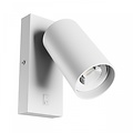 Spectrum LED SQUALLA VARIOSA SWITCH GU10 SCONCE 230V IP20 55x100MM WHITE ROUND - Creëer een sfeervolle ambiance in uw ruimte