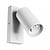 Spectrum LED SQUALLA VARIOSA SWITCH GU10 SCONCE 230V IP20 55x100MM WHITE ROUND