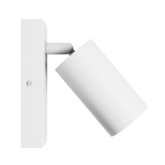 Spectrum LED SQUALLA VARIOSA SWITCH GU10 SCONCE 230V IP20 55x100MM WHITE ROUND - Creëer een sfeervolle ambiance in uw ruimte