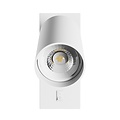 Spectrum LED SQUALLA VARIOSA SWITCH GU10 SCONCE 230V IP20 55x100MM WHITE ROUND - Creëer een sfeervolle ambiance in uw ruimte