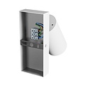 Spectrum LED SQUALLA VARIOSA SWITCH GU10 SCONCE 230V IP20 55x100MM WHITE ROUND - Creëer een sfeervolle ambiance in uw ruimte
