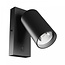 Spectrum LED SQUALLA VARIOSA SWITCH GU10 SCONCE 230V IP20 55x100MM BLACK ROUND - Perfecte wandverlichting voor elke ruimte