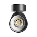 Spectrum LED SQUALLA VARIOSA GU10 SCONCE 230V IP20 55x100x165MM BLACK ROUND - Perfecte wandverlichting voor elke ruimte