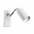 Spectrum LED SQUALLA VARIOSA FLEXI SWITCH GU10 SCONCE 230V IP20 55x100x410MM WHITE ROUND - Perfecte wandverlichting voor elke ruimte