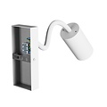 Spectrum LED SQUALLA VARIOSA FLEXI SWITCH GU10 SCONCE 230V IP20 55x100x410MM WHITE ROUND - Perfecte wandverlichting voor elke ruimte