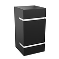 Spectrum LED SQUALLA LUMO G9 WALL LAMP 230V IP20 80X150 BLACK SQUARE - Create a stylish ambiance in your space
