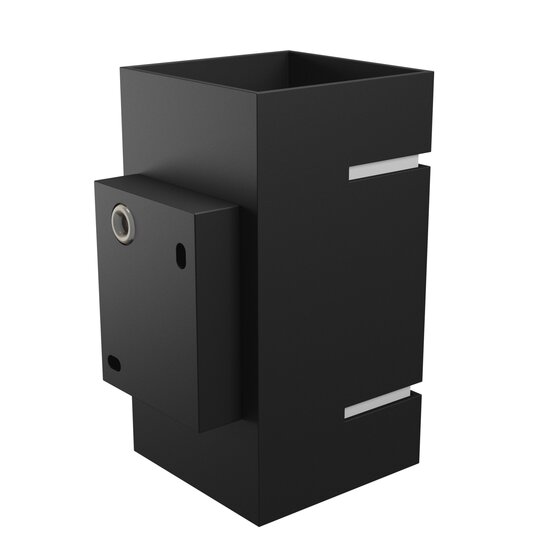 Spectrum LED SQUALLA LUMO G9 LÁMPARA DE PARED 230V IP20 80X150 NEGRA CUADRADA - Crea una atmósfera elegante en tu espacio