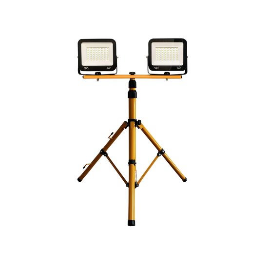 Spectrum LED SET TRIPOD STAND + NOCTIS 2X50W NW 230V - Ideal para iluminación profesional